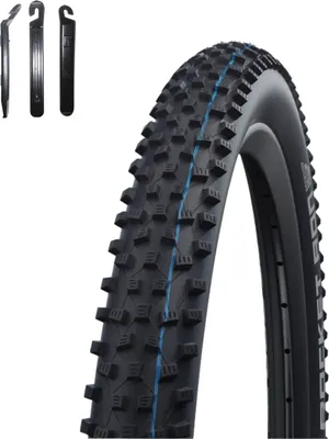 Produktbild von 1 x Faltreifen Schwalbe Rocket Ron Evolution Super Ground 27" Schwarz 57-584 (27 x 2.25) inkl. Reifenheber