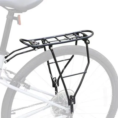 Productafbeelding van Fiets Pannier Rack - Verstelbare Bagagedrager voor 24-28 Inch / 700c Fietsen - Duurzaam Aluminium - Geschikt voor Toeren, Stadsfietsen