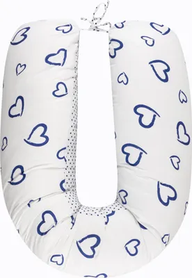 Produktbild von Bomimi Ados Hearts Tupfen blau/weiß