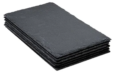 Produktbild von 6er Set Schiefertabletts 18x30 schwarz
