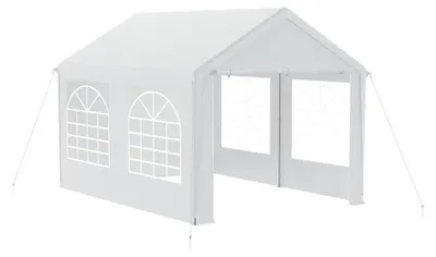 Immagine prodotto di Tenda da giardino pieghevole con pareti laterali e finestre, ideale per campeggio e feste