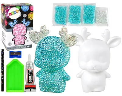 Image de Set créatif "Do it yourself" Diamants Cristaux Bleu