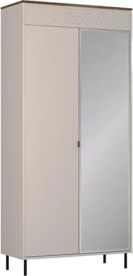 Image de Armoire à deux portes avec miroir Evo