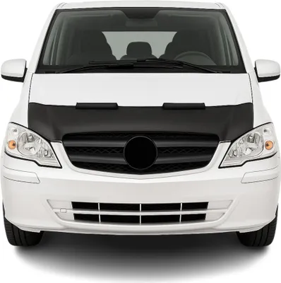 Image de Protège Capot pour Mercedes Vito W639 2003-2014 Masque de voiture vinyle Noir