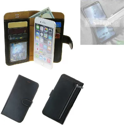 Produktbild von K-S-Trade Schutz Hülle kompatibel mit Nokia 9 PureView Klapphülle Case Phone cover Slim Handytasche Handy Hülle schwarz aus Kunstleder (1 Stk)