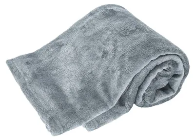 Produktbild von ARÔME HOME Mikroflanell-Decke Blaugrau, 150 × 200 cm, 450 g/m²