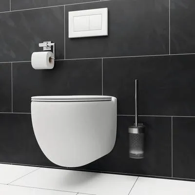 Obrázek produktu pro Set WC štětky REIKA SAGA nerezová ocel
