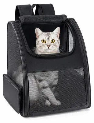 Produktbild von Hunderucksack Katzenrucksack Haustiertransporttasche - Tragetasche für Haustiere - Für Katzen und kleine Hunde - Für Wanderungen und Reisen