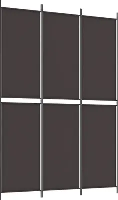 Obrázok produktu pre vidaXL 3 ks Paraván hnedý 150x220 cm Látka