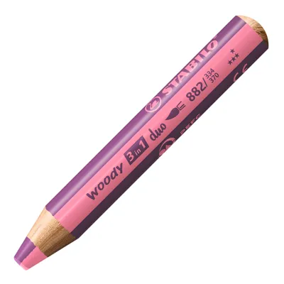 Obrázok produktu pre STABILO 882/334-370 STABILO Multi-talent pen woody 3 in 1 duo, ružová/erika