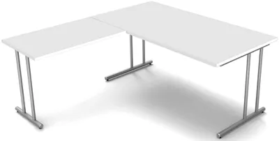 Produktbild von Schreibtisch start up BxT 160x180cm weiß