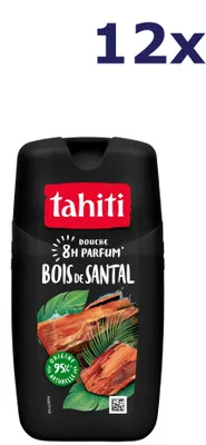 Produktbild von 12 Stück Tahiti-Sandelholz-Duschgel, 250 ml