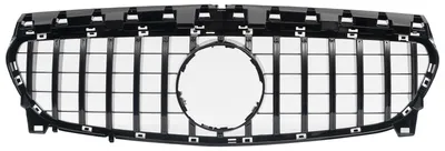 Kühlergrill Grill Sport Schwarz Glanz für Mercedes CLA-Klasse C117 ab 2013-2019 – Produktansicht