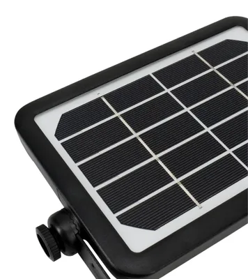 Produktbild von Solar-LED-Flutlicht SOLEN 5W 500LM 4000K IP65 schwarz PIR-Sensor 2842