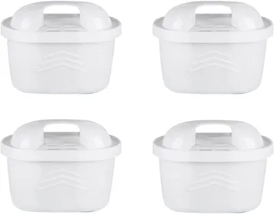 Wasserfilter für Brita-Kanne, 4 Stück, reduziert Kalk und Chlor