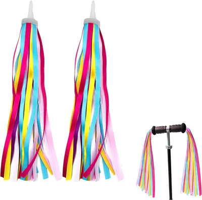 Productafbeelding van Stuurlinten regenboog - Set van 2 - 30 cm