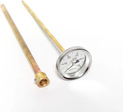 Produktbild von 500°C Thermometer 500 mm Länge für Steinbackofen Holzbackofen E-Ofen Pizzaofen #