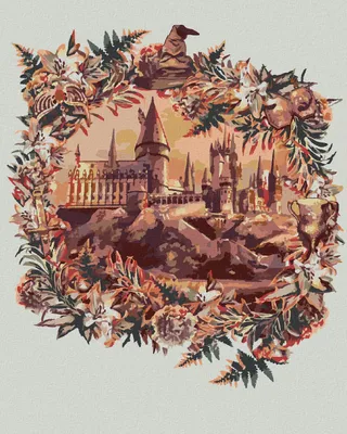 Produktbild von Zuty - Malen nach Zahlen - HOGWARTS (HARRY POTTER), 40x50 cm, ohne Keilrahmen