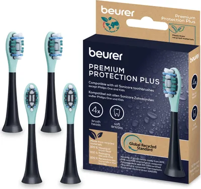 Productafbeelding van beurer 10523 beurer SC Premium Protection Plus Zahnbürstenaufsätze, 4 St.