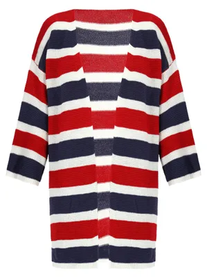 Immagine prodotto di Cardigan da donna Mutha - rosso-bianco-blu, taglia M/L