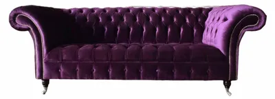 Produktbild von Chesterfield 3 Sitzer Design Sofa Polster Sitz Stoff Luxus Couchen Neu