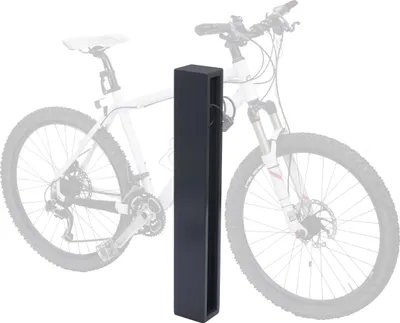 Immagine prodotto di Portabiciclette HWC-J80, supporto per bicicletta, acciaio zincato verniciato a polvere per esterni 87x10x13cm ~ antracite