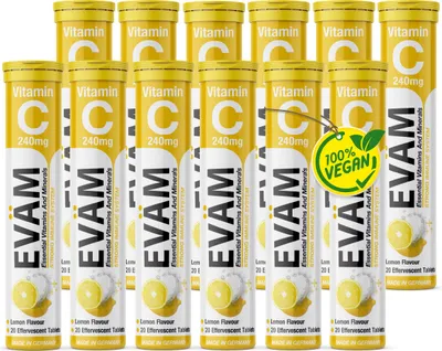 Produktbild von Vitamin C Hochdosiert Brausetabletten 12