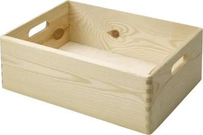 Produktbild von Stapelbox Holz Größe M 30 x 40 x 13,5 cm