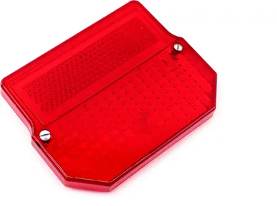 Produktbild von Rücklichtkappe Rot für Bremsschlussleuchte inkl. 2 Schrauben und Dichtscheiben mit E-Zeichen für Simson und MZ