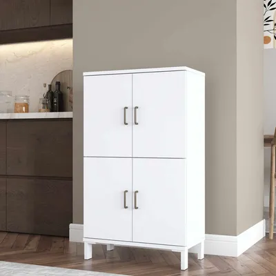 Produktbild von Skye Decor, Hochwertiger Badschrank, Weiß, 60 cm, 100% Melamin, Wandmontage, 18 mm