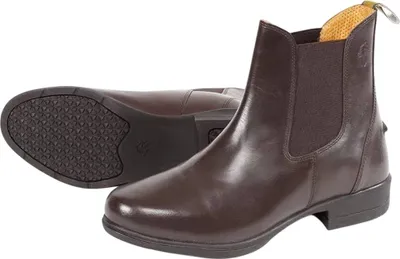 Produktbild von Moretta - "Lucilla" Jodhpur-Reitstiefeletten für Kinder, Leder ER2256 (28 EU) (Braun)