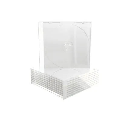Zdjęcie produktu dla MediaRange BOX20, Pojemnik na klejnot, 1 dysków, Przezroczysty, Plastik, 120 mm, RoHS
