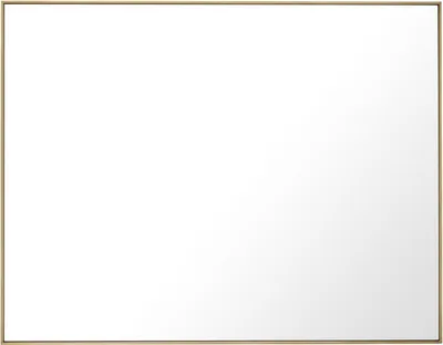 Produktbild von Casa Padrino Luxus Spiegel / Wandspiegel Messingfarben 180 x H. 140 cm - Garderobenspiegel - Wohnzimmer Spiegel - Luxus Qualität