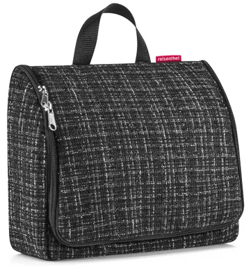 Produktbild von Reisenthel toiletbag XL, Kulturbeutel, Schwarz, Polyester, Muster, Reißverschluss, 3 Taschen
