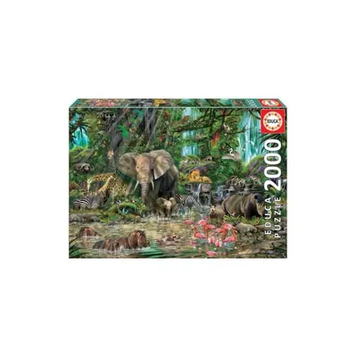 Obrázok produktu pre Puzzle 2000 dielov Afričská džungľa 16013