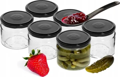 Produktbild von Einmachgläser mit Schraubverschluss 6 Stück 330 ml