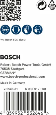Produktbild von EXPERT SDS plus-7X Hammerbohrer-Set, 6x100x165 mm, 50-tlg.