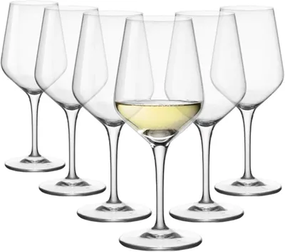 Weingläser 6er-Set, 425 ml, transparent, spülmaschinenfest