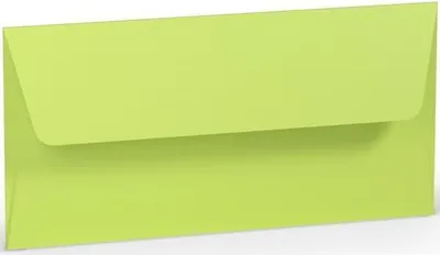 Produktbild von Briefhülle Paperado DL SF maigrün RÖSSLER 16400222 110x220mm gerippt