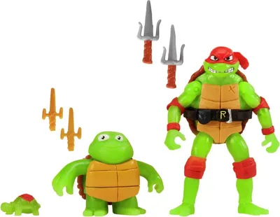 Produktbild von Teenage Mutant Ninja Turtles Raphael Evolution 3-Pack, 4 Jahr(e), Ninja Turtles, Mehrfarbig, Kunststoff