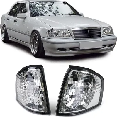 Produktbild von Weiße Klarglas Blinker für Mercedes W202 C Klasse 93-00