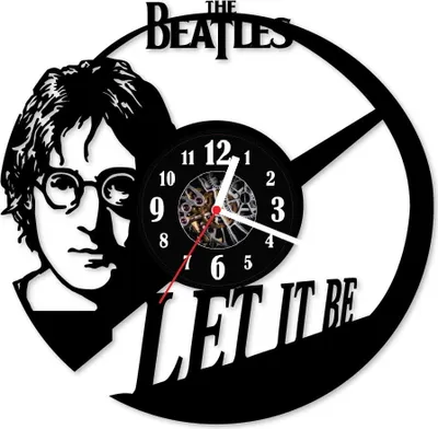 Zdjęcie produktu dla Zegar ścienny z płyty winylowej 325.13 The Beatles