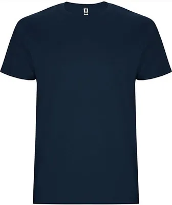 Produktbild von Roly CA6681 | Stafford T-Shirt - Doppellagiger Rundhalskragen - Farbe: Navy Blue 55 - Größe: XXL
