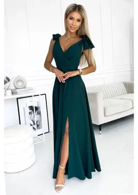 Produktbild von Kleid NUMOCO ELENA 405-4 GRÜN Größe: XL