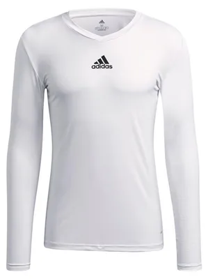 Image de Adidas - Maillot « Team Base » pour homme à manches longues PP2147 (L) (blanc)