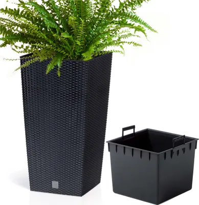 Obrázok produktu pre Kvetináč Rato Square 55 Cm, Antracit + Vložka
