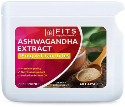 Immagine prodotto di Estratto di Ashwagandha, formula potenziata, 600 mg, 15 mg di vitatoidi, 60 capsule