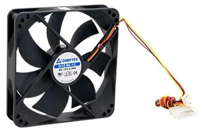 Zdjęcie produktu dla Chieftec AF-1225S, Wentylator, Czarny