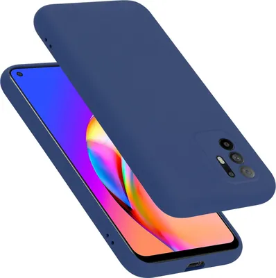 Produktbild von Cadorabo Schutzhülle für Oppo A94 5G Hülle in Blau Handyhülle Case Cover TPU Etui
