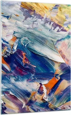 Produktbild von Bilder auf glas - Einteilig - Die Farben Farbe Abstraktion - 70x100cm - Glasbilder - Wandbilder - Bilder - Wanddekoration aus Glas - Glas Bilder - Wandbild auf Glas - GPA70x100-5113